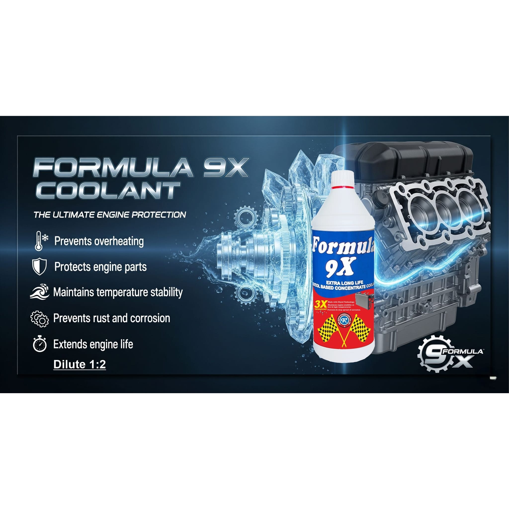 Formula 9x Coolant - 1Ltr - Image 3