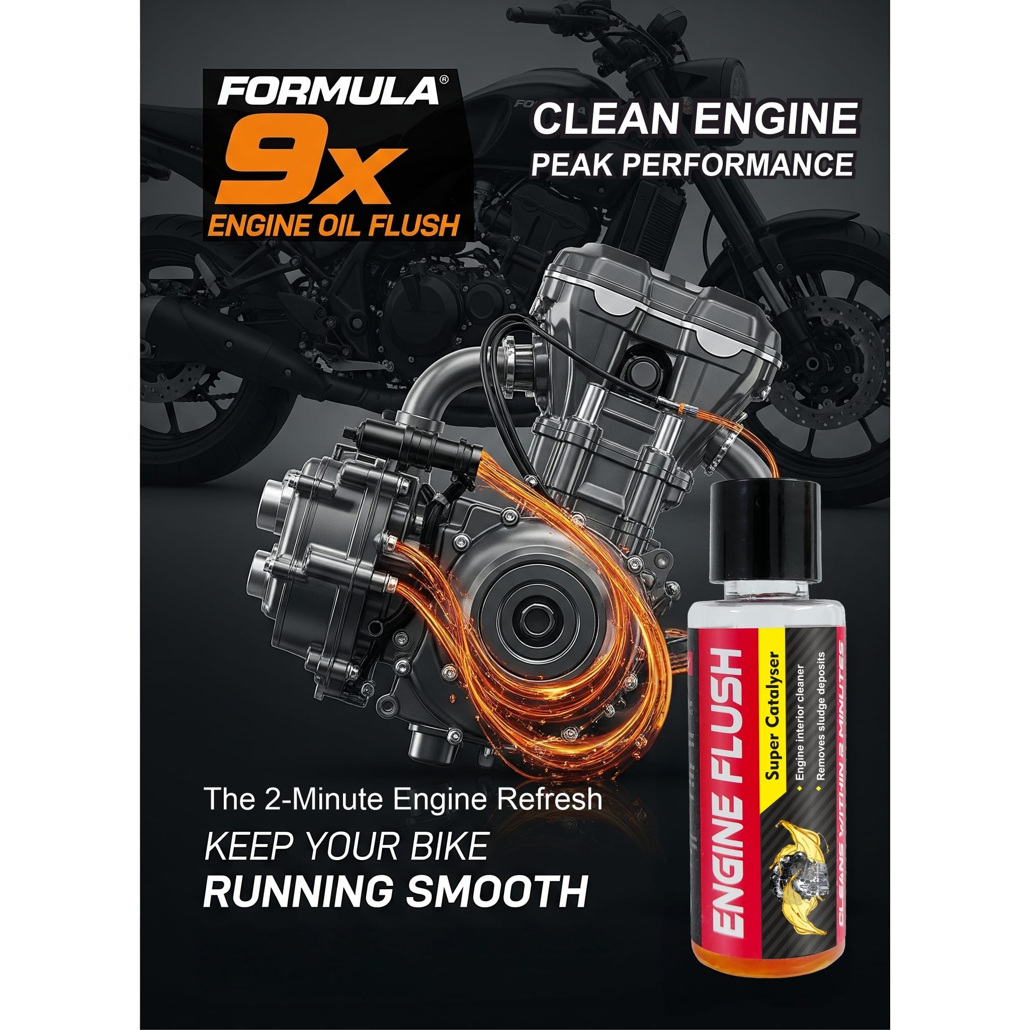 Formula 9x Engine Oil Flush - 50ml - Image 3