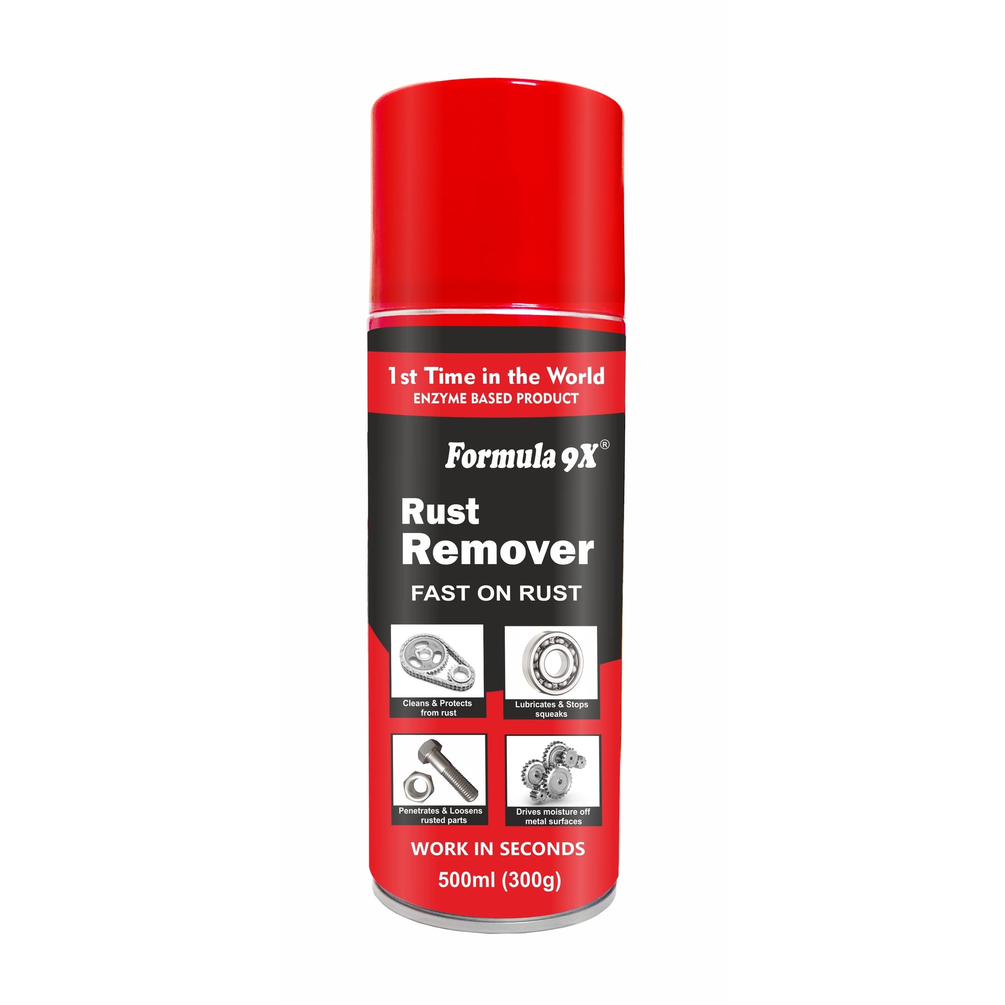 Formula 9x Multi-Purpose Rust Removal Aerosol Spray -500ml